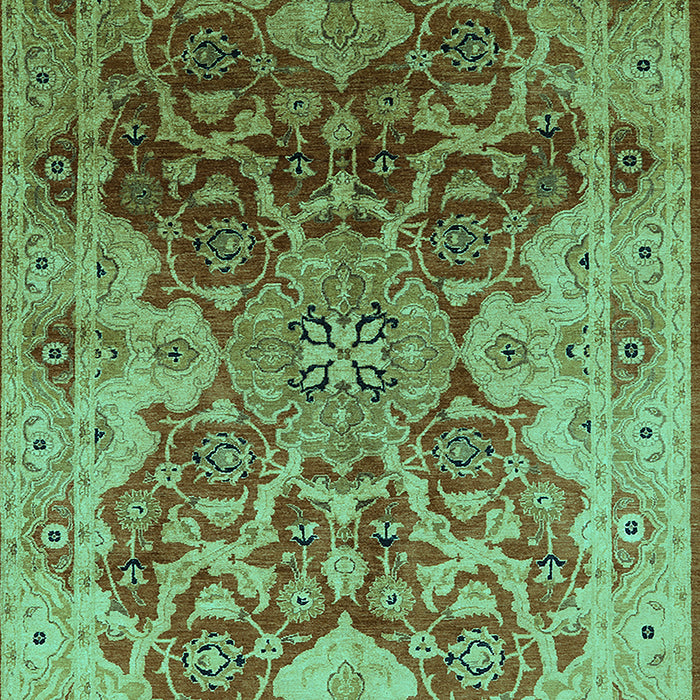 Oriental Turquoise Traditional Rug, urb676turq