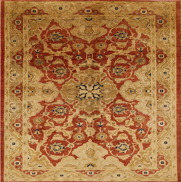 Square Machine Washable Industrial Modern Mahogany Brown Rug, wshurb676