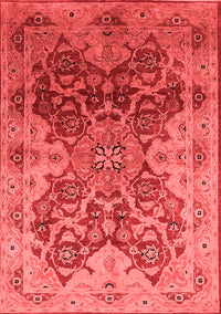 Oriental Red Traditional Rug, urb676red
