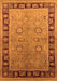 Oriental Orange Traditional Rug, urb677org