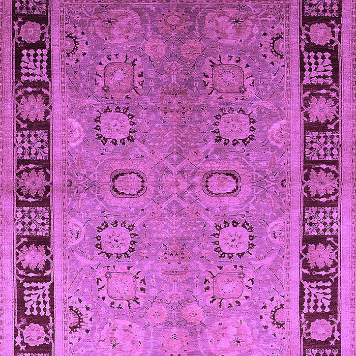 Machine Washable Oriental Purple Traditional Area Rugs, wshurb677pur