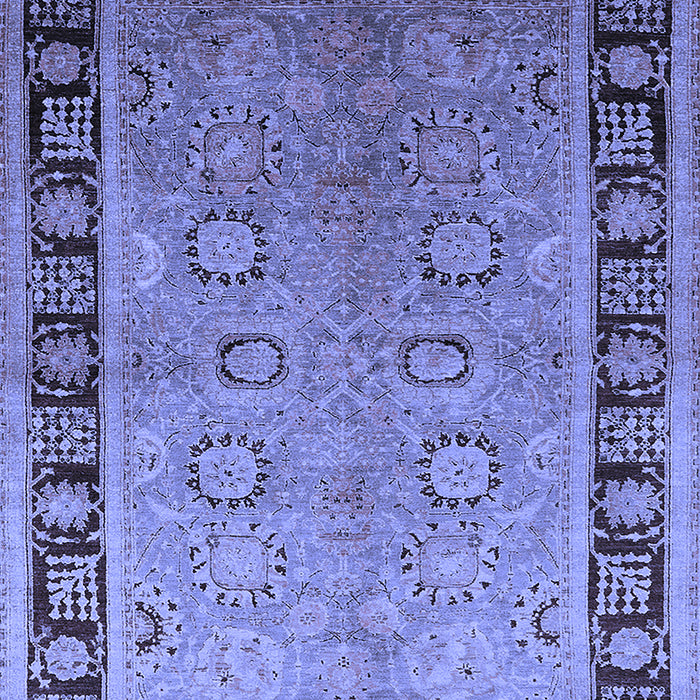 Oriental Blue Traditional Rug, urb677blu