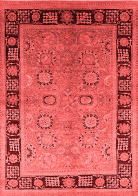 Oriental Red Traditional Rug, urb677red