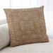 Lifestyle Image of Mid-Century Modern Urban Square Mahogany Brown Throw Pillow, 18 inch by 18 inch, pwurb678