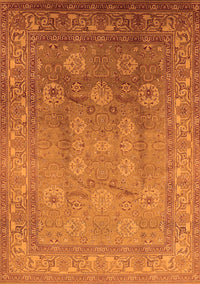 Oriental Orange Traditional Rug, urb678org