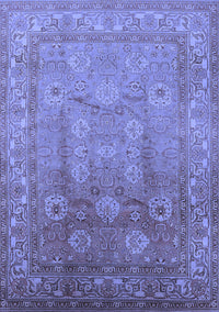 Oriental Blue Traditional Rug, urb678blu
