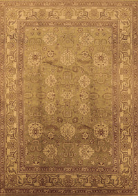Oriental Brown Traditional Rug, urb678brn