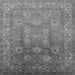 Square Oriental Gray Traditional Rug, urb678gry