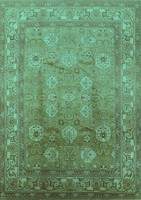 Oriental Turquoise Traditional Rug, urb678turq
