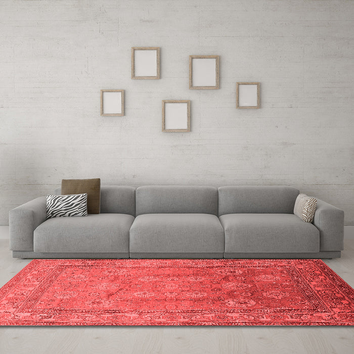 Traditional Red Washable Rugs