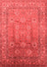 Oriental Red Traditional Area Rugs