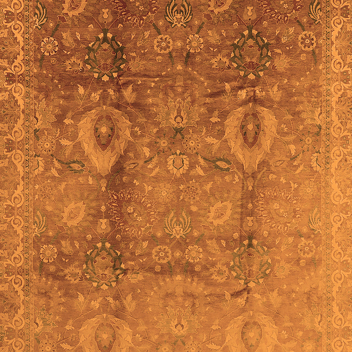 Oriental Orange Traditional Rug, urb679org