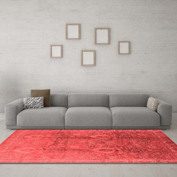 Traditional Red Washable Rugs