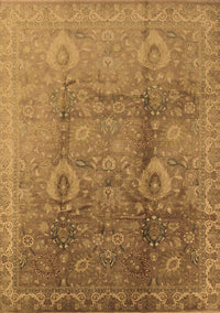 Oriental Brown Traditional Rug, urb679brn