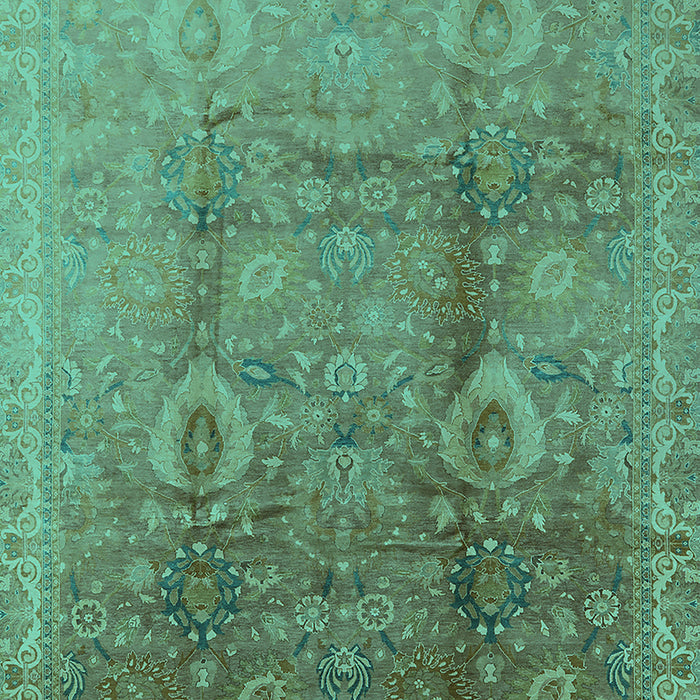 Oriental Turquoise Traditional Rug, urb679turq