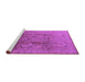 Sideview of Machine Washable Oriental Purple Traditional Area Rugs, wshurb679pur