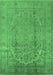 Oriental Emerald Green Traditional Rug, urb680emgrn
