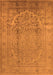 Oriental Orange Traditional Rug, urb680org