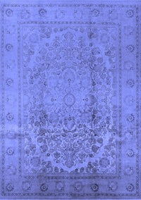 Oriental Blue Traditional Rug, urb680blu