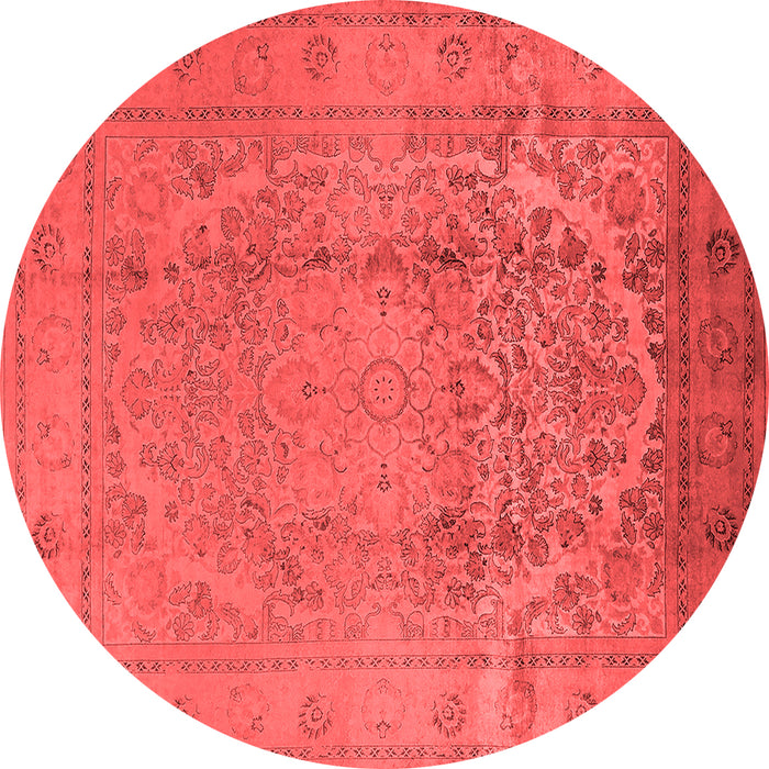 Machine Washable Oriental Red Traditional Rug, wshurb680red