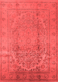 Oriental Red Traditional Rug, urb680red