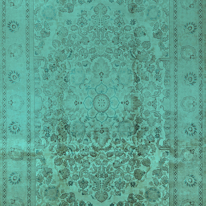 Oriental Turquoise Traditional Rug, urb680turq