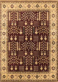 Oriental Brown Industrial Rug, urb681brn