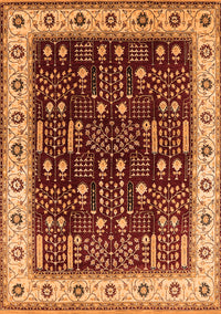 Oriental Orange Industrial Rug, urb681org