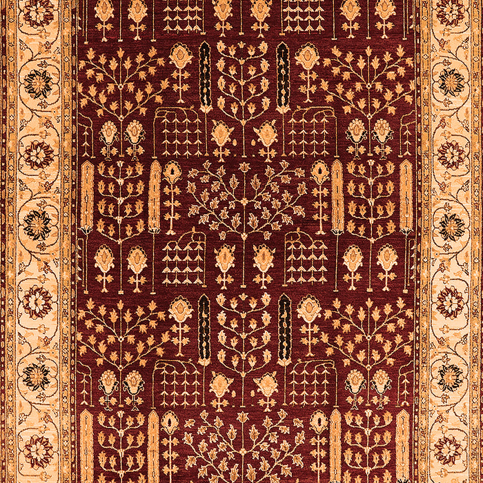 Oriental Orange Industrial Rug, urb681org
