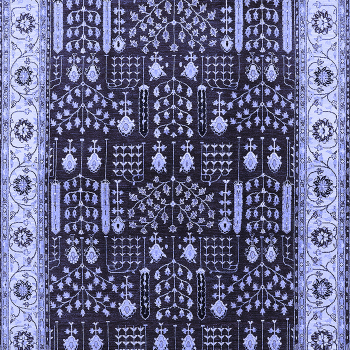 Oriental Blue Industrial Rug, urb681blu