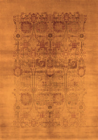 Oriental Orange Industrial Rug, urb682org