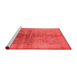 Industrial Red Washable Rugs