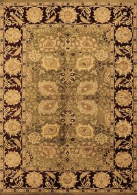 Oriental Brown Traditional Rug, urb683brn