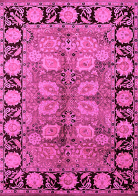 Oriental Pink Traditional Rug, urb683pnk