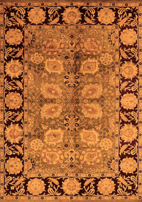 Oriental Orange Traditional Rug, urb683org