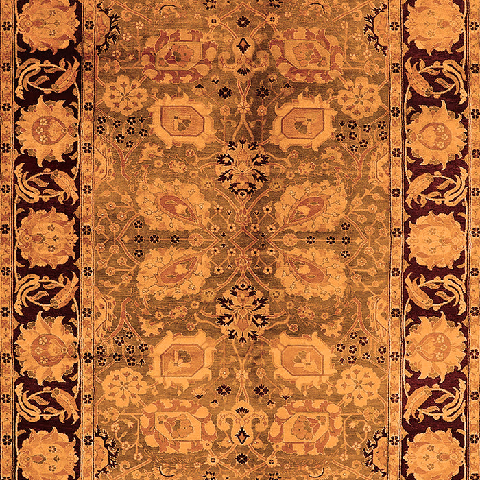 Oriental Orange Traditional Rug, urb683org