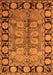 Machine Washable Oriental Orange Traditional Area Rugs, wshurb683org