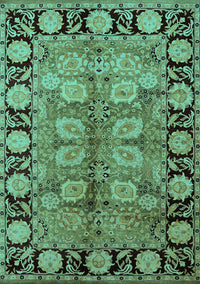 Oriental Turquoise Traditional Rug, urb683turq