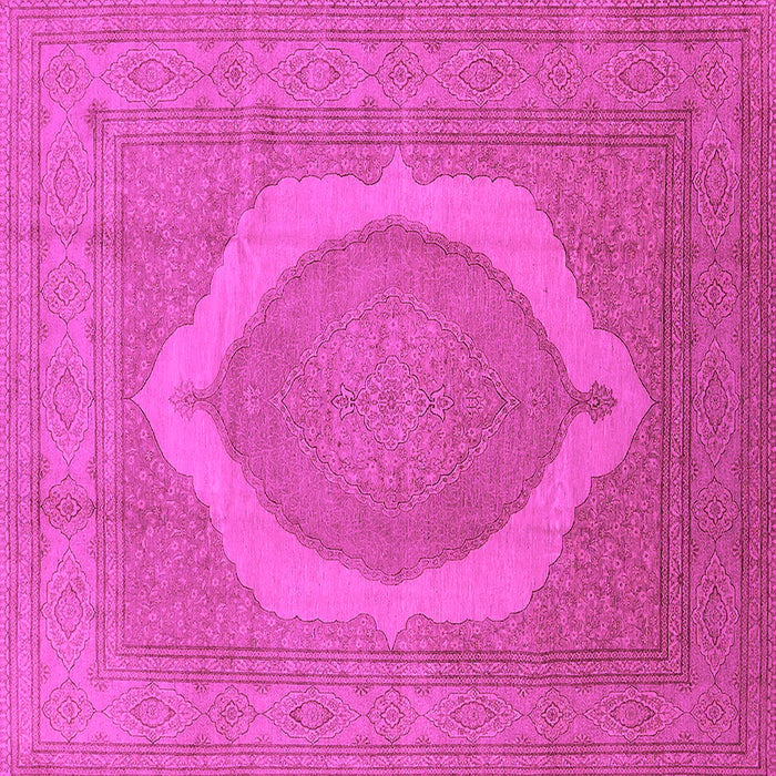 Square Medallion Pink French Rug, urb684pnk