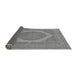 Sideview of Medallion Gray French Rug, urb684gry