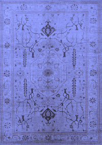 Oriental Blue Traditional Rug, urb685blu