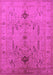 Oriental Pink Traditional Rug, urb685pnk