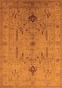 Oriental Orange Traditional Rug, urb685org