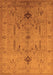 Oriental Orange Traditional Rug, urb685org