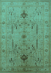 Oriental Turquoise Traditional Rug, urb685turq