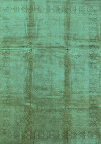 Oriental Turquoise Traditional Rug, urb686turq