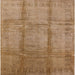 Square Mid-Century Modern Brown Oriental Rug, urb686