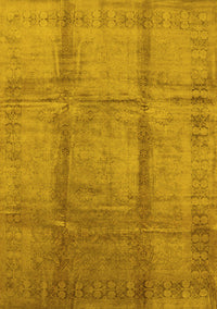 Oriental Yellow Traditional Rug, urb686yw