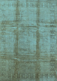 Oriental Light Blue Traditional Rug, urb686lblu