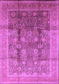 Oriental Purple Traditional Rug, urb687pur